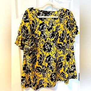 Lane Bryant size 24 short sleeved blouse. Gently used